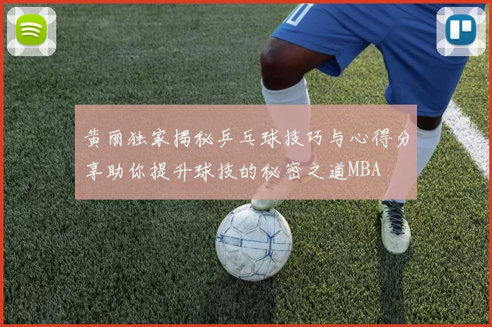 黄丽独家揭秘乒乓球技巧与心得分享助你提升球技的秘密之道MBA